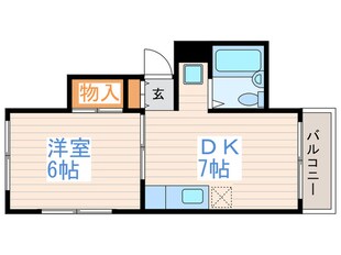 ドミ－ル南台の物件間取画像